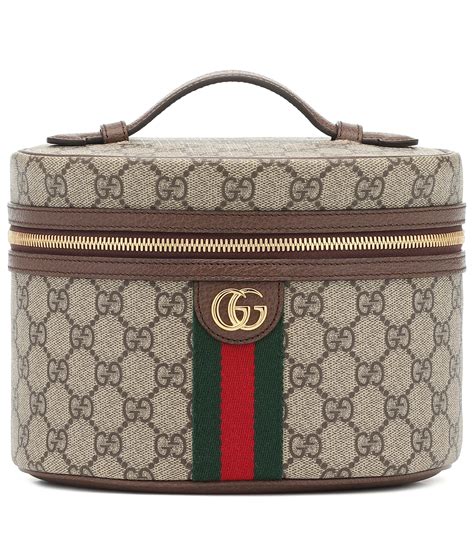 gucci logo vanity case|Gucci make up case.